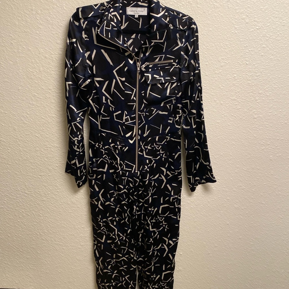 Carolina Ritzler Benjamin Crepe Paris Sz 36 Jumpsuit